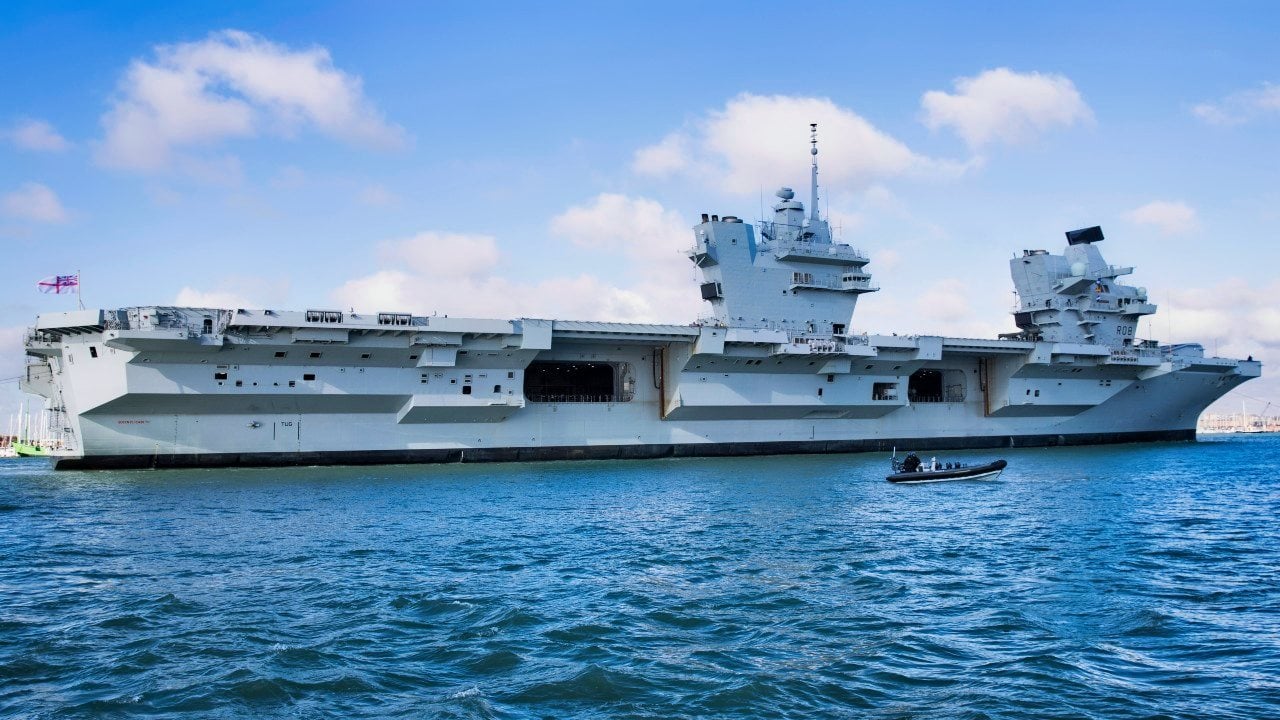 HMS Royal Navy Aircraft Carrier