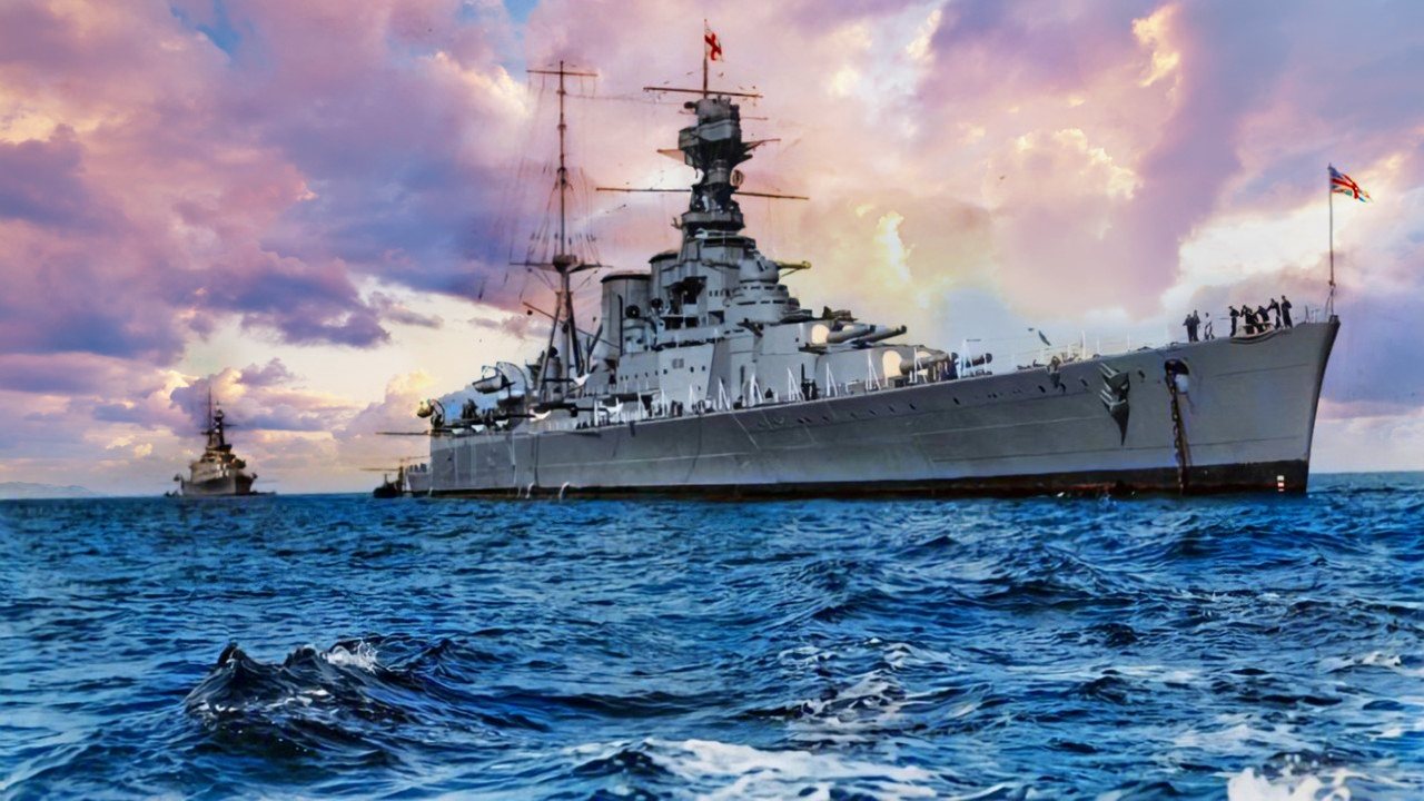 HMS Hood Battlecruiser 