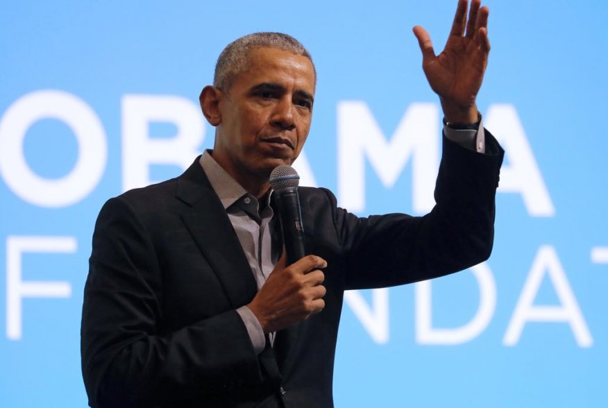 Former U.S. President Barack Obama speaks during an Obama Foundation event in Kuala Lumpur, Malaysia, December 13, 2019. REUTERS/Lim Huey Teng