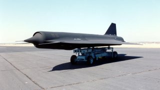 Lockheed D-21B at the National Museum of the United States Air Force. (U.S. Air Force photo)