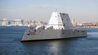 USS Zumwalt. San Diego, California. U.S. Navy/Petty Officer 3rd Class Emiline L. M. Senn