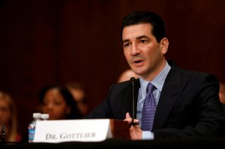 Dr. Scott Gottlieb testifies before a Senate Health Education Labor and Pension Committee confirmation hearing on his nomination to be commissioner of the Food and Drug Administration on Capitol Hill in Washington, D.C., U.S. April 5, 2017. REUTERS/Aaron 