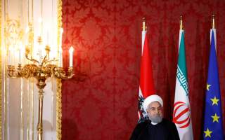 Iranian President Hassan Rouhani attends a news conference in Vienna, Austria, July 4, 2018. REUTERS/Leonhard Foeger