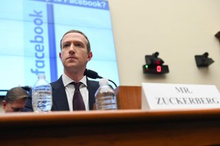 Facebook Chairman and CEO Mark Zuckerberg testifies at a House Financial Services Committee hearing in Washington, U.S., October 23, 2019. REUTERS/Erin Scott