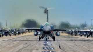 F-16 Elephant Walk in Greece 2021