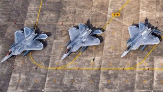 F-22 Raptor Fighters U.S. Air Force