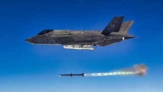 F-35 Firing A Missile 