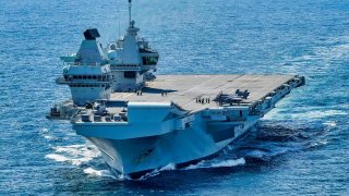 HMS Queen Elizabeth Aircraft Carrier Royal Navy