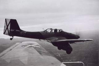 Condor Legion's Junkers Ju 87A with Spanish Civil War rebel markings. Between 1936 and 1939. Biblioteca Virtual de Defensa.