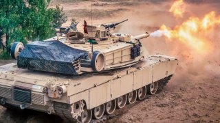 M1 Abrams Tank Firing