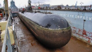 Papa-Class Submarine from Russia Titanium