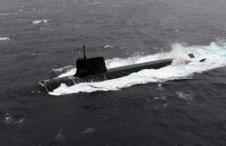 A Japan Maritime Self-Defense Forces diesel-electric submarine Soryu is seen in this undated handout photo released by the Japan Maritime Self-Defense Forces, and obtained by Reuters on September 1, 2014. Japan and Australia are leaning towards a multibil