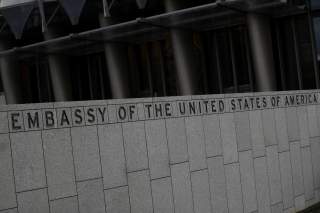 The U.S. Embassy stands in Nine Elms in London, Britain May 1, 2018. REUTERS/Simon Dawson