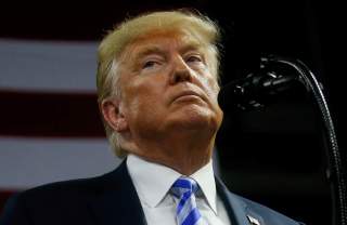 U.S. President Donald Trump speaks at a Make America Great Again rally at the Civic Center in Charleston, West Virginia, U.S., August 21, 2018. REUTERS/Leah Millis