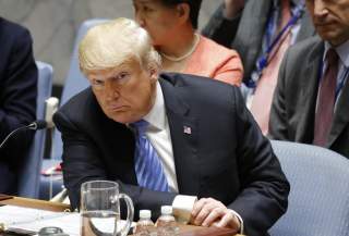 U.S. President Donald Trump listens as he chairs a meeting of the United Nations Security Council held during the 73rd session of the United Nations General Assembly at U.N. headquarters in New York, U.S., September 26, 2018. REUTERS/Eduardo Munoz