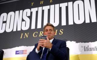 U.S. Senator Jeff Flake (R-AZ) takes part in a discussion 