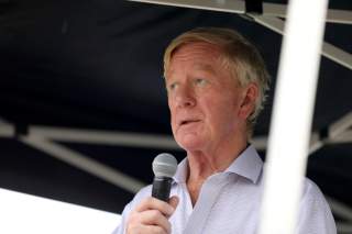 2020 Republican U.S. presidential candidate and former Massachusetts Governor Bill Weld speaks at the Iowa State Fair in Des Moines, Iowa, U.S., August 11, 2019. REUTERS/Scott Morgan