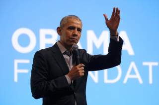 Former U.S. President Barack Obama speaks during an Obama Foundation event in Kuala Lumpur, Malaysia, December 13, 2019. REUTERS/Lim Huey Teng