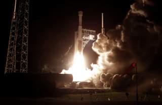 The Boeing CST-100 Starliner spacecraft, atop a ULA Atlas V rocket, lifts off for an uncrewed Orbital Flight Test to the International Space Station from launch complex 40 at the Cape Canaveral Air Force Station in Cape Canaveral, Florida December 20, 201