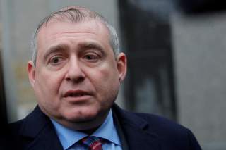 Ukrainian-American businessman Lev Parnas, an associate of President Donald Trump's personal lawyer Rudy Giuliani, exits after a bail hearing at the Manhattan Federal Court in New York, U.S., December 17, 2019. REUTERS/Brendan McDermid