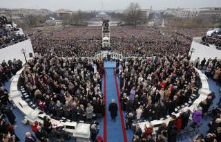 U.S. President-elect Donald Trump arrives for the inauguration ceremonies swearing him in as the 45th president of the United States on the West front of the U.S. Capitol in Washington, U.S., January 20, 2017. REUTERS/Brian Snyder