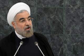 Iranian President Hassan Rouhani addresses the 68th United Nations General Assembly at UN headquarters in New York, September 24, 2013. REUTERS/Brendan McDermid (UNITED STATES - Tags: POLITICS)