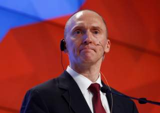 One-time advisor of U.S. president-elect Donald Trump Carter Page addresses the audience during a presentation in Moscow, Russia, December 12, 2016. REUTERS/Sergei Karpukhin