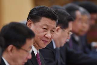 Chinese President Xi Jinping looks on during a meeting with Russian President Vladimir Putin (not seen) in the Great Hall of the People in Beijing, China June 8, 2018. Greg Baker/ Pool via REUTERS