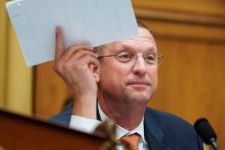 U.S. House Judiciary Committee ranking member Rep. Doug Collins (R-GA) delivers an opening statement before former Trump campaign manager Corey Lewanski testified during the House Judiciary Committee's first hearing of their impeachment investigation