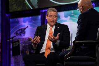 2020 Democratic presidential candidate Rep. Tim Ryan (D-OH) and MSNBC's Ali Velshi participate in the 