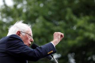 Democratic U.S. presidential candidate Senator Bernie Sanders speaks at the Polk County Democrats Steak Fry in Des Moines, Iowa U.S., September 21, 2019. REUTERS/Kathryn Gamble