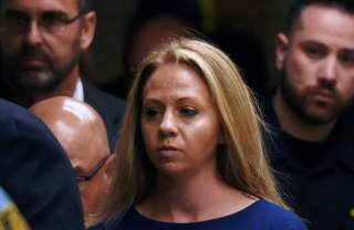 Amber Guyger, who is charged in the killing of Botham Jean in his own home, arrives on the first day of the trial in Dallas, Texas, U.S., September 23, 2019. REUTERS/Jeremy Lock