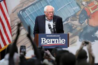 Democratic 2020 U.S. presidential candidate Senator Bernie Sanders speaks during a Climate Crisis Summit with Rep. Alexandria Ocasio-Cortez at Drake University in Des Moines, Iowa, U.S. November 9, 2019. REUTERS/Scott Morgan