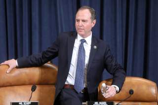 Chairman Adam Schiff (D-CA) returns to his seat following a recess in a House Intelligence Committee hearing as part of the impeachment inquiry into U.S. President Donald Trump on Capitol Hill in Washington, U.S., November 19, 2019. REUTERS/Jonathan Ernst