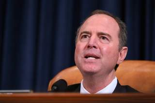 Chairman Adam Schiff (D-CA) speaks after testimony from Deputy Assistant Secretary of Defense for Russian, Ukrainian, and Eurasian Affairs Laura Cooper and Under Secretary of State for Political Affairs David Hale at a House Intelligence Committee hearing