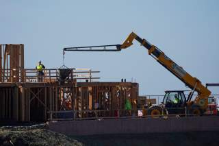 Work crews construct a new hotel complex on oceanfront property in Encinitas, California, U.S., November 26, 2019. REUTERS/Mike Blake