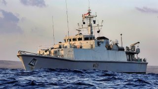 Sandown-Class Mine Hunter from the Royal Navy