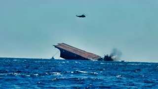 Sinking Aircraft Carrier