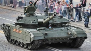 T-90 tank from Russia