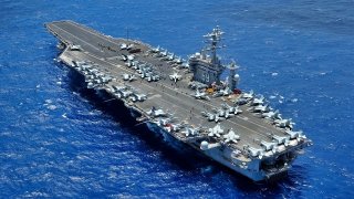 USS Eisenhower U.S. Navy Aircraft Carrier