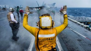 USS Ronald Reagan Aircraft Carrier U.S. Navy