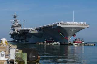 By Official U.S. Navy Page from United States of AmericaPetty Officer 2nd Class William Dodge/U.S. Navy - USS George H.W. Bush returns to Naval Station Norfolk., Public Domain, https://commons.wikimedia.org/w/index.php?curid=61862102