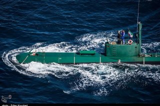 The Iranian Navy wrapped up a week-long naval war game in the country’s southeastern waters on Sunday with parades in the presence of highest-ranking military commanders. February 1, 2016. Tasnim News Agency/Erfan Kouchari.