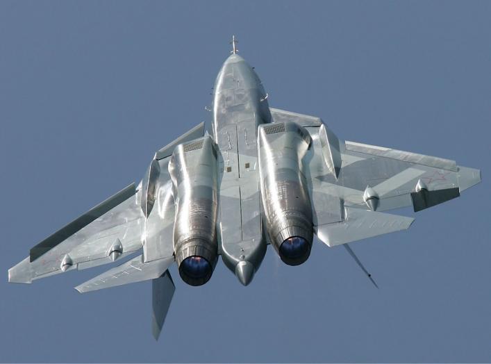 https://commons.wikimedia.org/wiki/File:Sukhoi_T-50_Pichugin.jpg#/media/File:Sukhoi_T-50_Pichugin.jpg