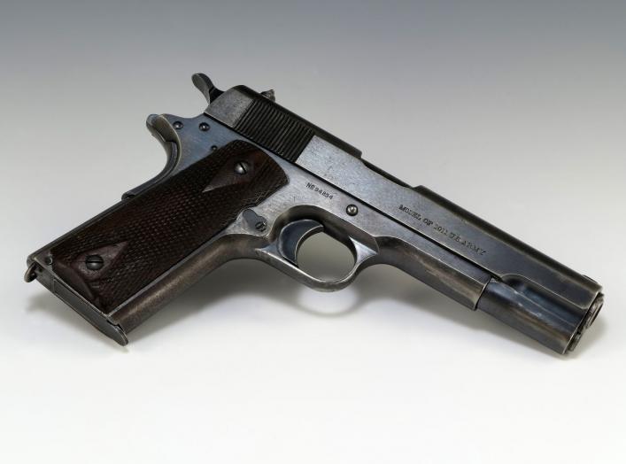 By Lynette “Squeaky” Fromme's pistol, Public Domain, https://commons.wikimedia.org/w/index.php?curid=20698716