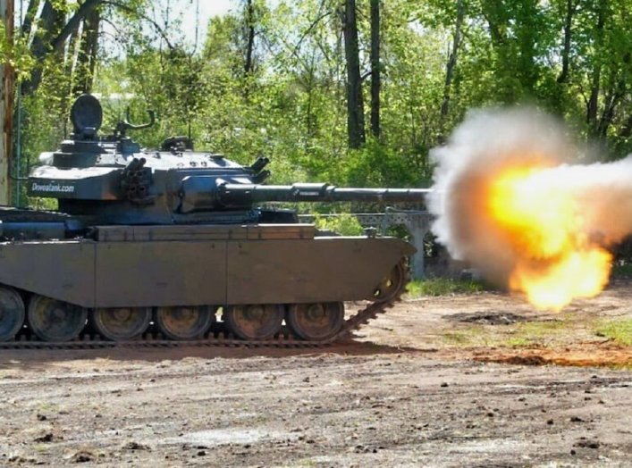 Challenger Tank Firing