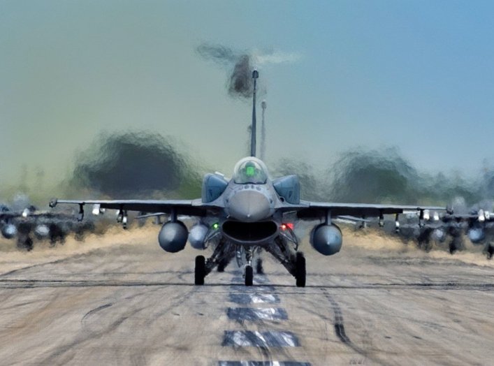 F-16 Elephant Walk in Greece 2021