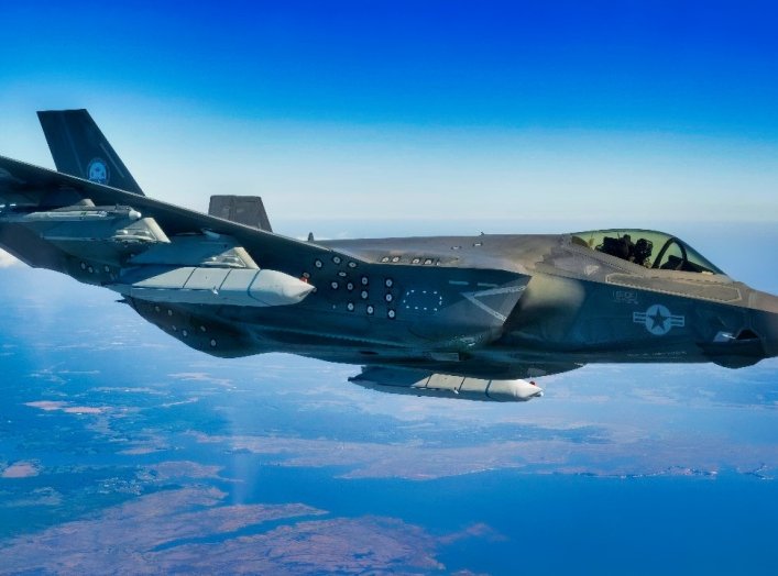 F-35 Flying with Anti-Ship Missiles