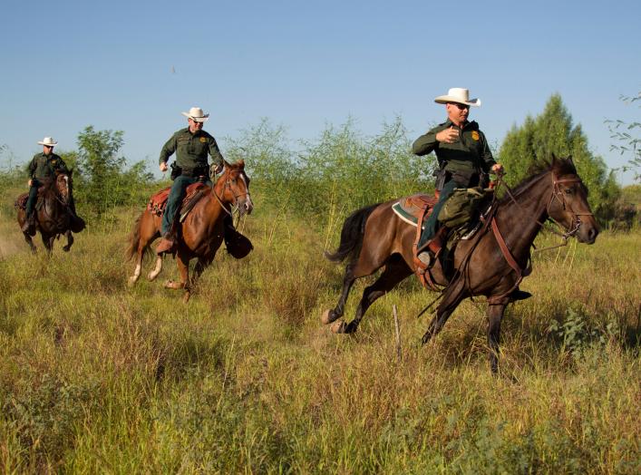 By U.S. Customs and Border Protection - South Texas, Border Patrol Agents, McAllen Horse Patrol Unit, Public Domain, https://commons.wikimedia.org/w/index.php?curid=32049271