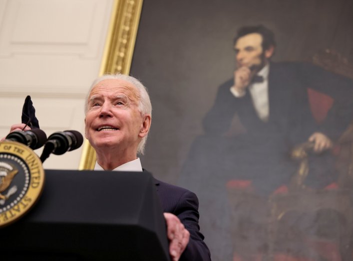 Joe Biden and Honest Abe 